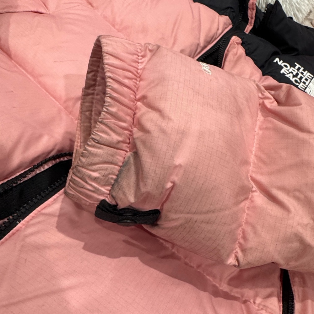 The North Face nuptse 700 Black and Pink Puffer Jacket for woman - Picture 4 of 10